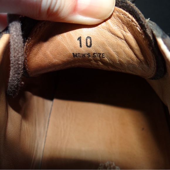 TOD'S Men's Chukka Boot Size 10 Brown Suede Lace Up - Picture 8 of 9